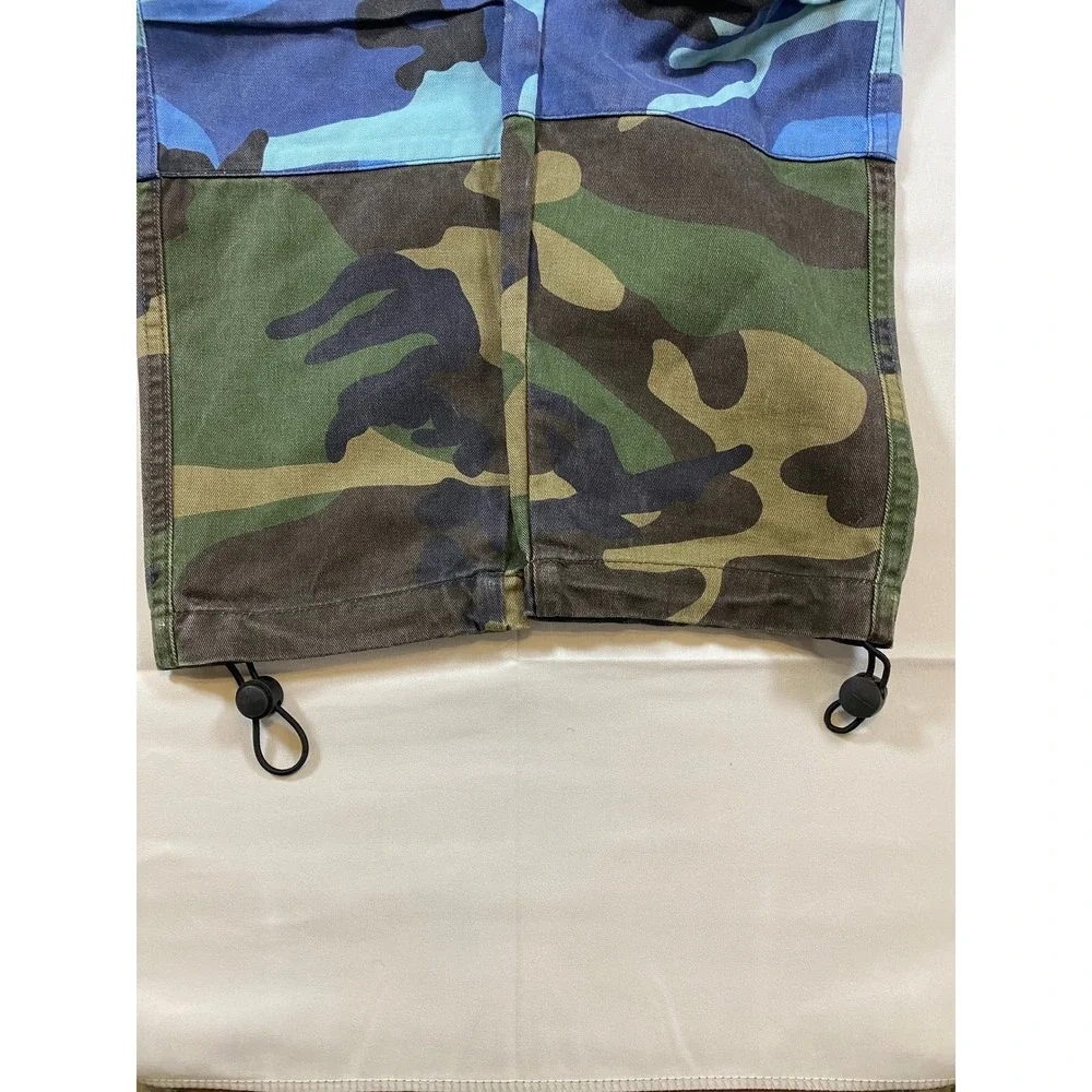 BIG FOR SAM Patchwork Camo Cargo Pants Kids Size S Streetwear‎